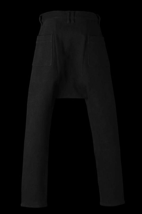 SUPER STRETCH DOBBY CLOTH SARROUEL SKINNY PANTS "GARMENT-DYED"