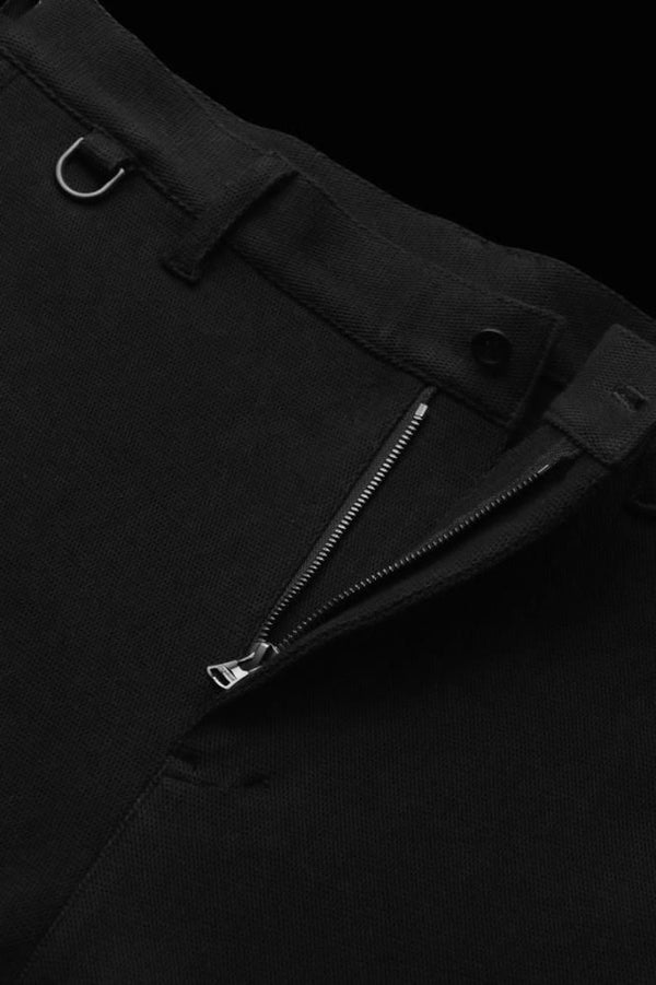 SUPER STRETCH DOBBY CLOTH SARROUEL SKINNY PANTS "GARMENT-DYED"