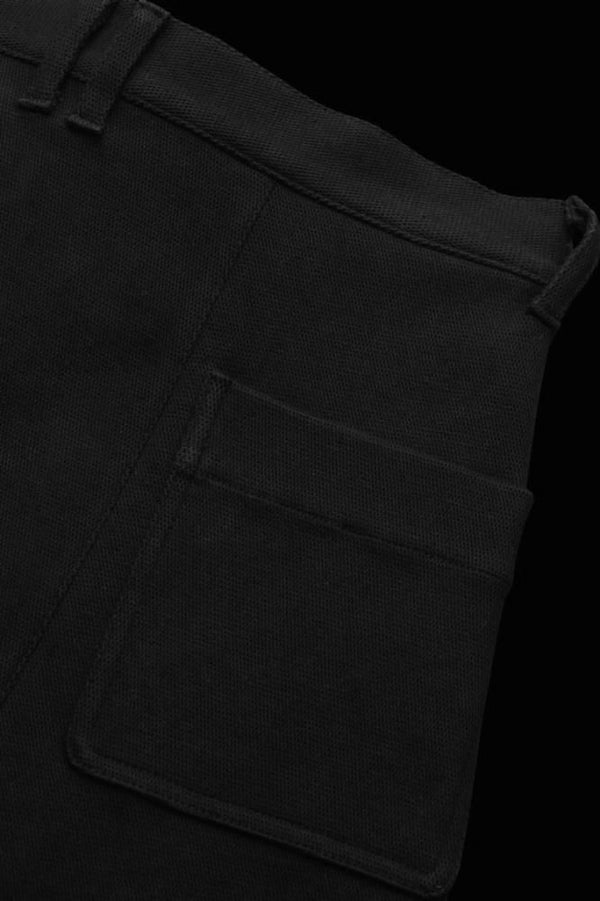 SUPER STRETCH DOBBY CLOTH SARROUEL SKINNY PANTS "GARMENT-DYED"