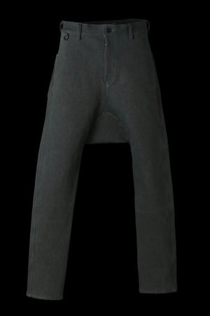 SUPER STRETCH DOBBY CLOTH SARROUEL SKINNY PANTS "GARMENT-DYED"