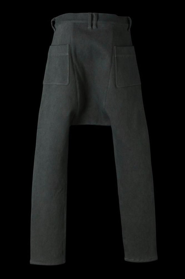SUPER STRETCH DOBBY CLOTH SARROUEL SKINNY PANTS "GARMENT-DYED"