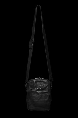 DOUBLE SHOULDER GARMENT-DYED SMALL SHOULDER BAG