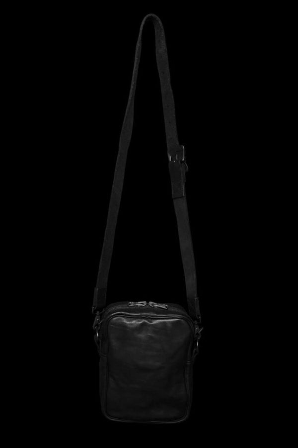DOUBLE SHOULDER GARMENT-DYED SMALL SHOULDER BAG