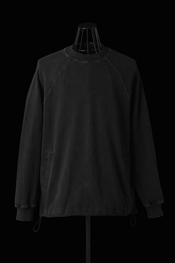 STRETCH HEAVY TEREKO FADED RAGLAN SLEEVES PULLOVER