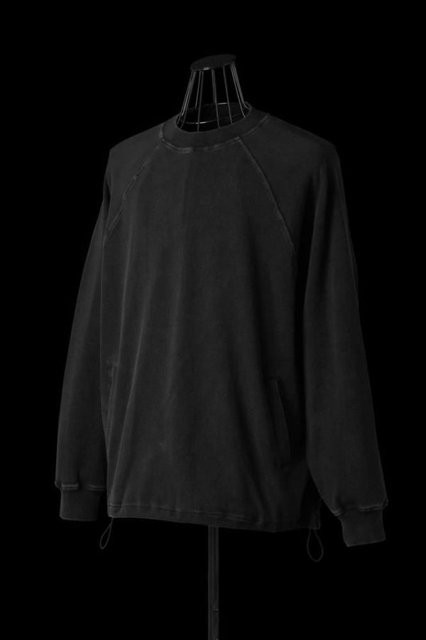 STRETCH HEAVY TEREKO FADED RAGLAN SLEEVES PULLOVER
