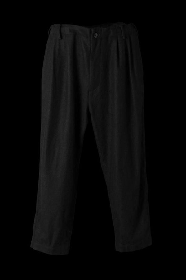 WOOL FLANNEL PANTS "GARMENT-WASH"