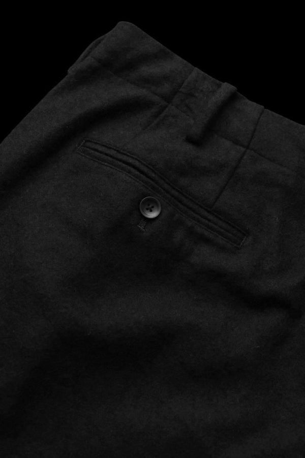 WOOL FLANNEL PANTS "GARMENT-WASH"