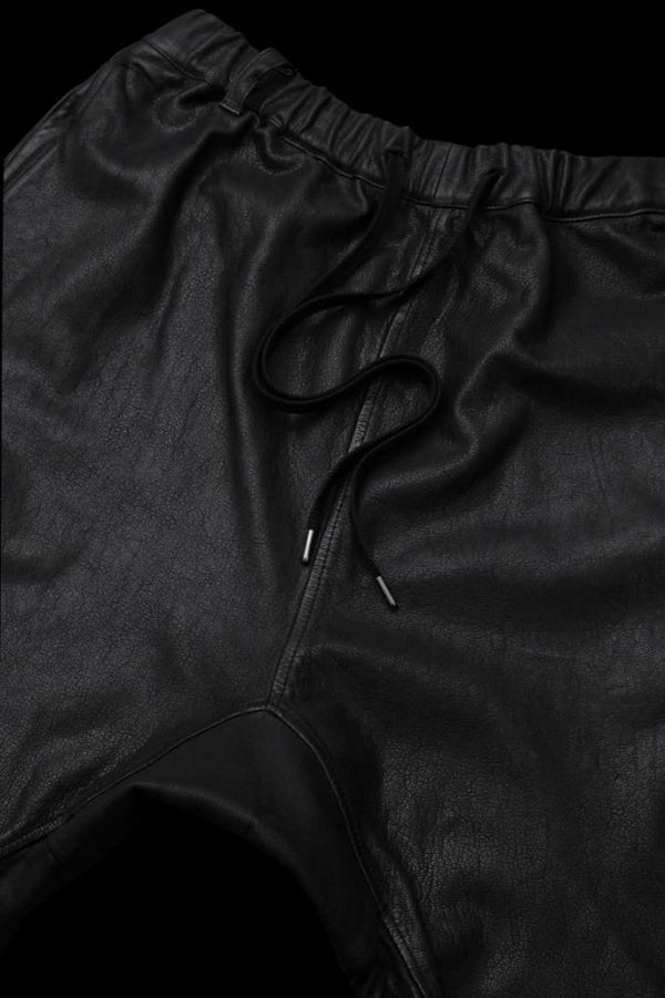 MARYAM ITALY DEERSKIN “GARMENT-DYED” CROPPED PANTS