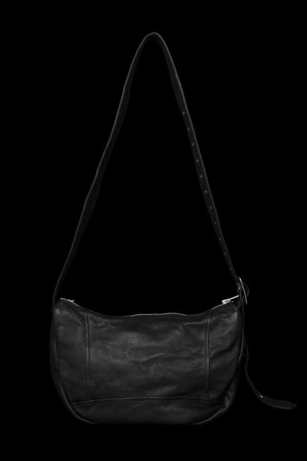 JAPAN CALF GARMENT-WASH RIDERS SHOULDER BAG