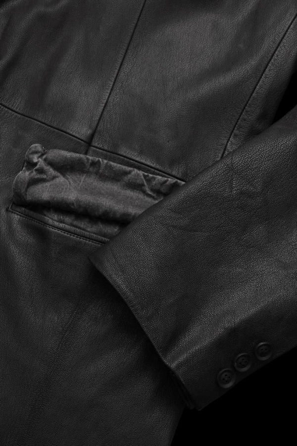 XX Yohji Yamamoto GOAT "GARMENT-WASH" ​​DOCTOR'S JACKET
