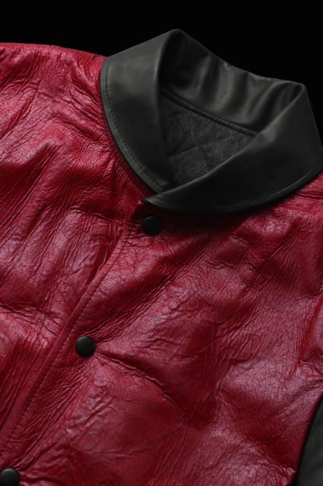 KANGAROO SUEDE “NAPPALAN-FINISH” VARSITY JACKET - BACKLASH公式