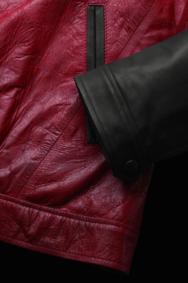 KANGAROO SUEDE “NAPPALAN-FINISH” VARSITY JACKET