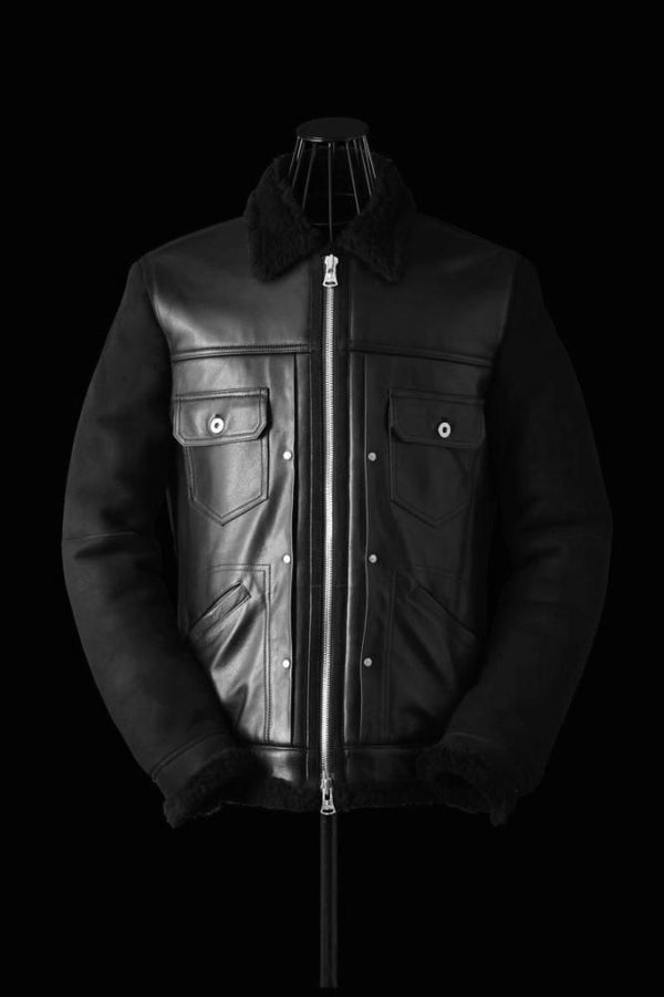 SPANISH MOUTON + SHEEP DOUBLE LAYERED JACKET