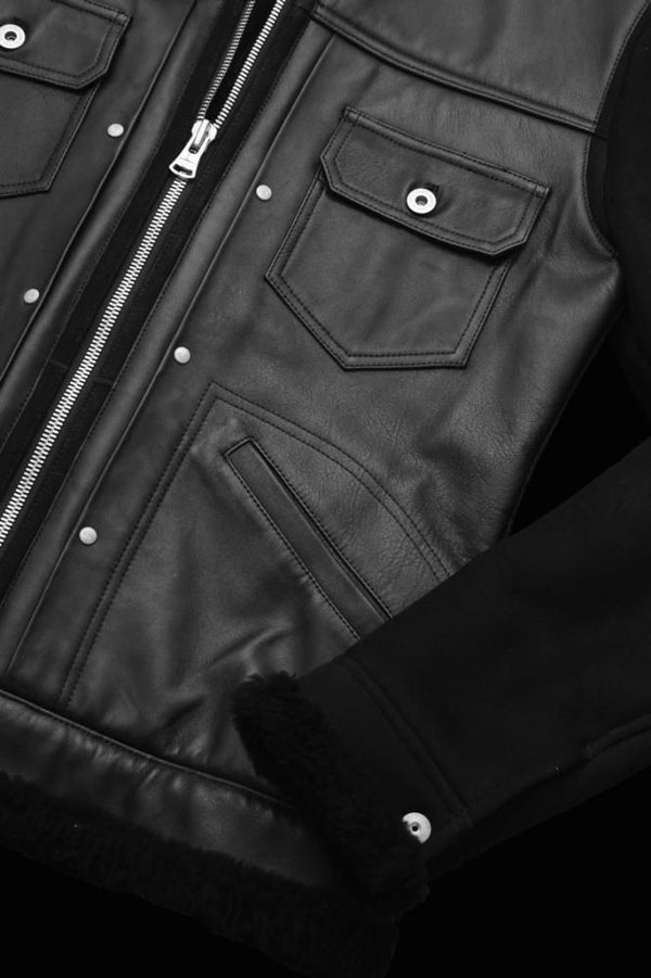 SPANISH MOUTON + SHEEP DOUBLE LAYERED JACKET