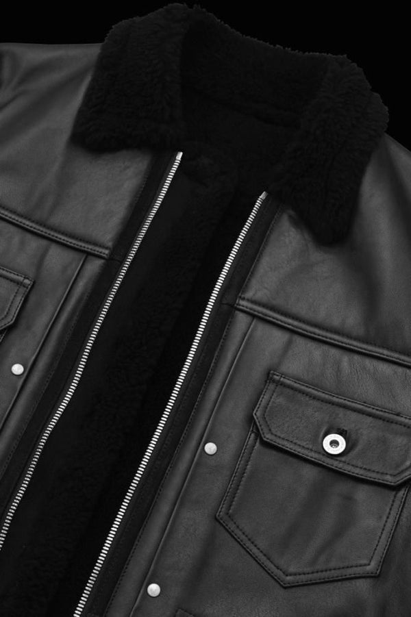 SPANISH MOUTON + SHEEP DOUBLE LAYERED JACKET