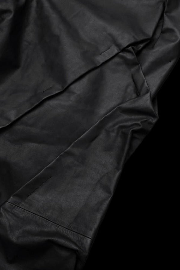 XX Yohji Yamamoto MONOCHROME LUXURY STEER RANDOM TUCK PANTS