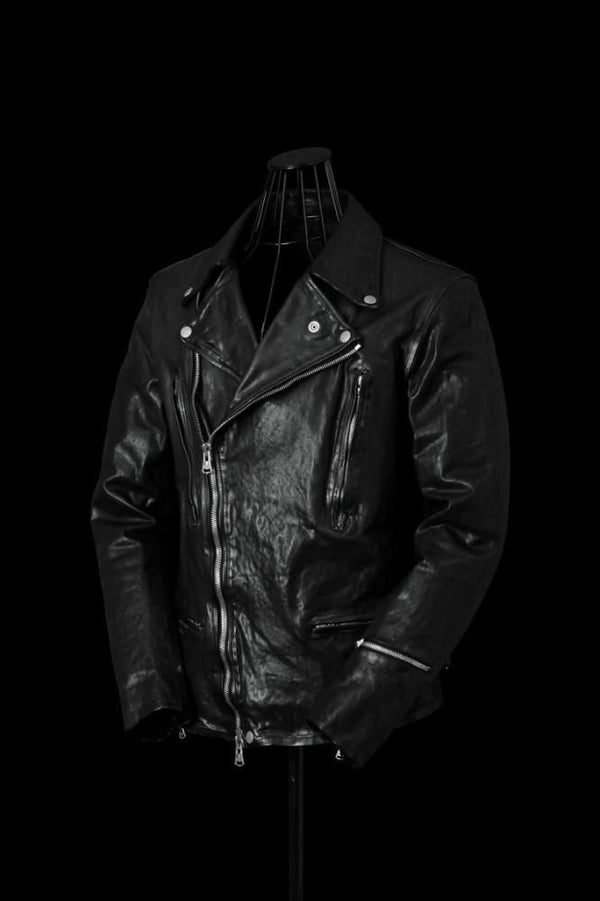 FRENCH SHOULDER “GARMENT-DYED” DOUBLE RIDERS【BACK BUCKLE】