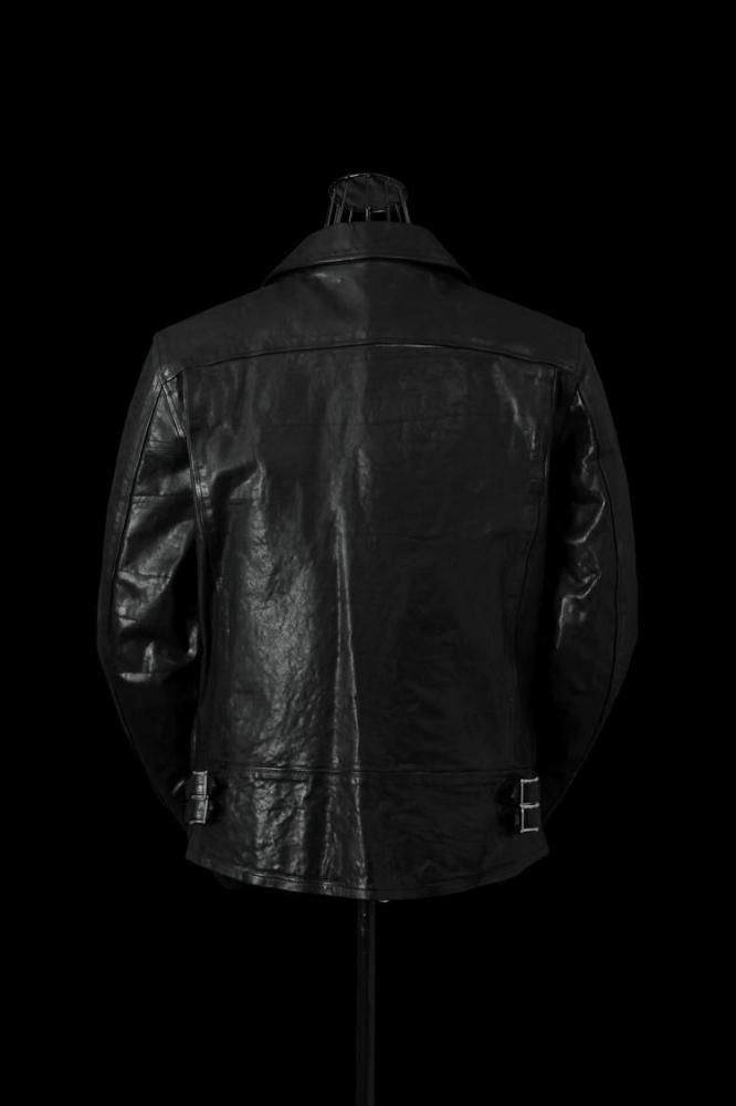 FRENCH SHOULDER “GARMENT-DYED” DOUBLE RIDERS【BACK BUCKLE