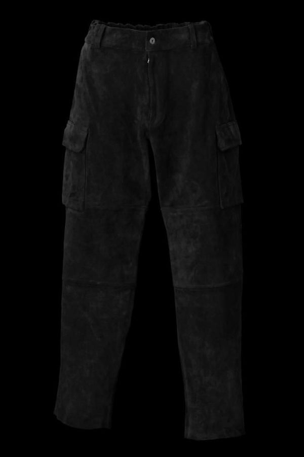 JAPAN STEER VELOR SUEDE COMBINATION TANNED “GARMENT-DYED” MILITARY TROUSERS M47