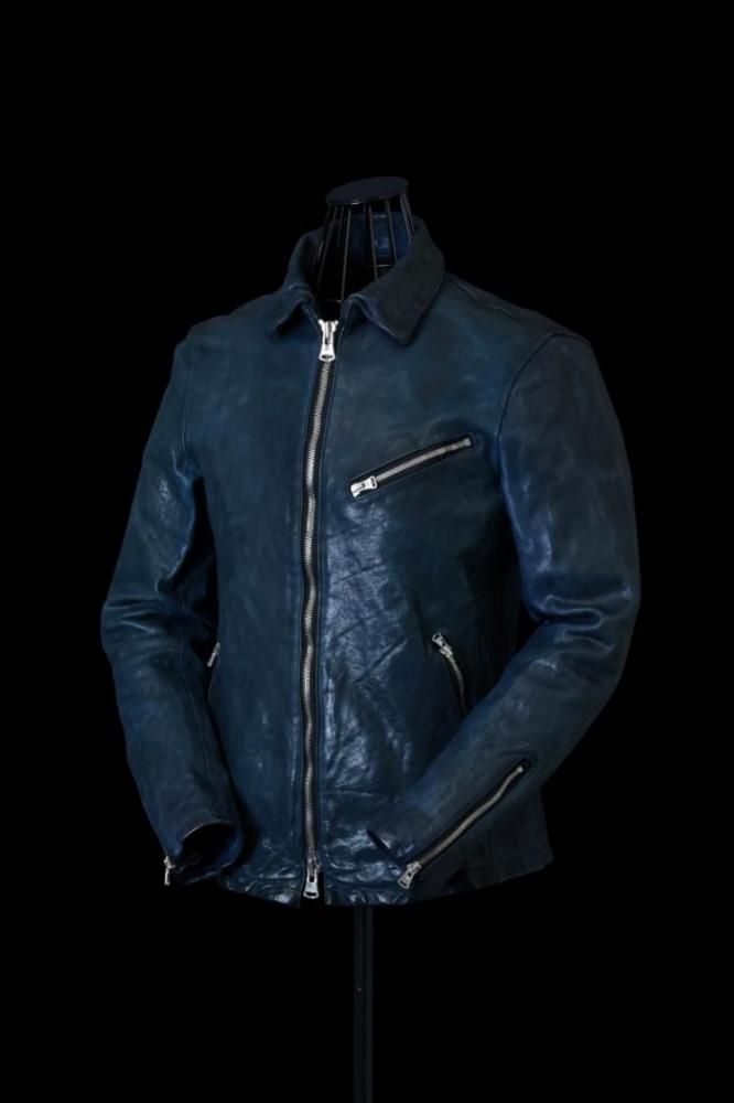 最終価格 試着のみ BACKLASH ポーランドショルダー ネイビー M ITALY SHOULDER VINTAGE 