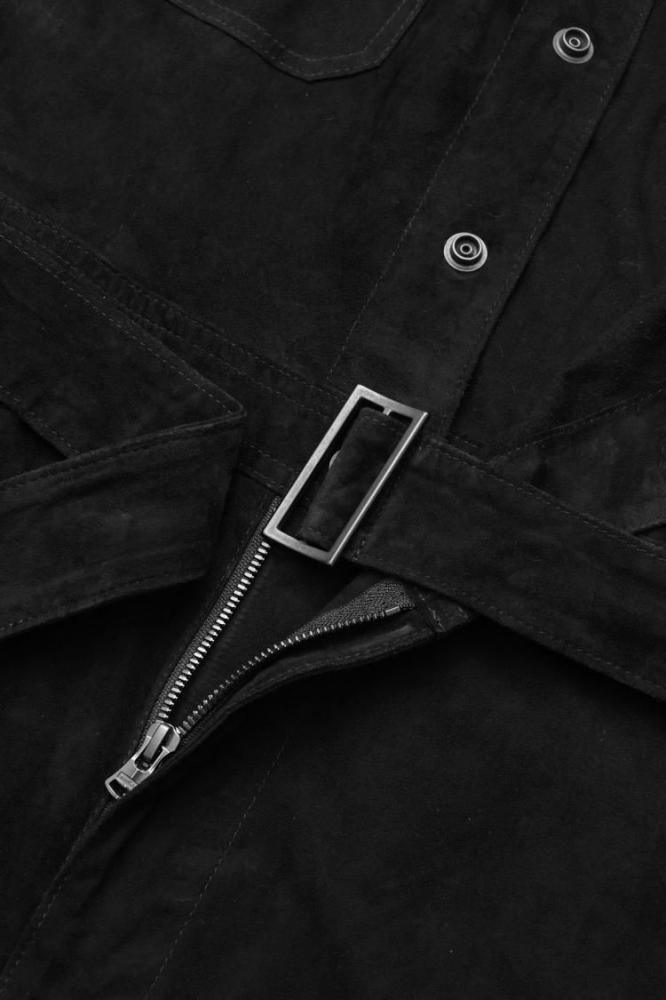 バックラッシュ　カンガルースウェードショートパンツ S KANGAROO SUEDE JUMPSUIT - BACKLASH公式オンラインストア