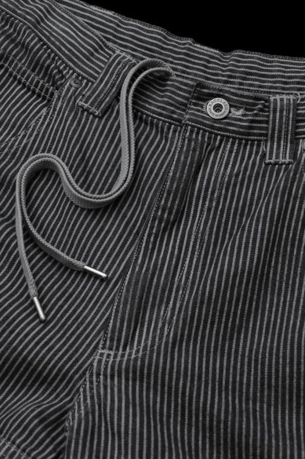 HICKORY STRIPE WORKERS TROUSERS "GARMENT-DYED"