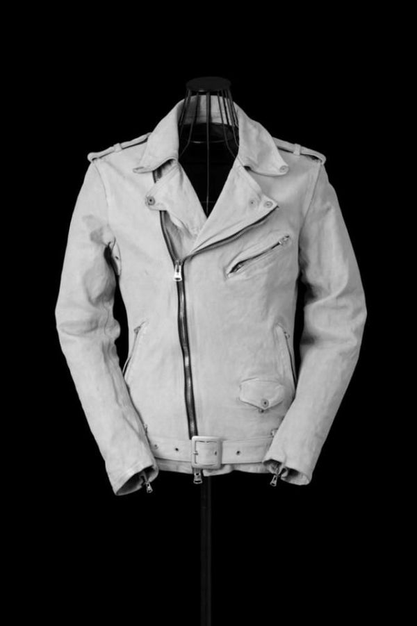 JAPAN CALF NATURAL DYED “GARMENT-WASH” DOUBLE RIDERS