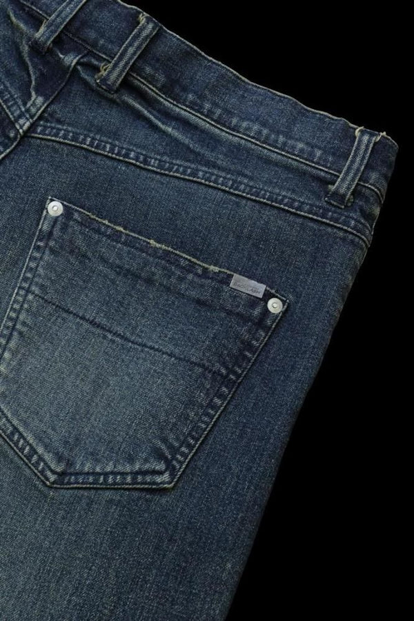 STRETCH DENIM OVERFITTING PANTS "NEW USED"