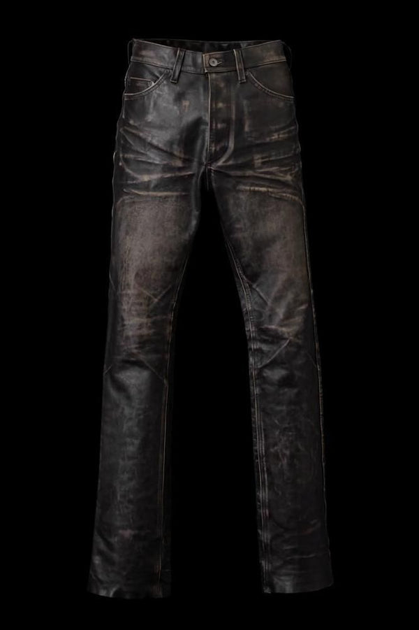 JAPAN STEER BROWN CORE ANTIQUE “VINTAGE-FINISH” PANTS