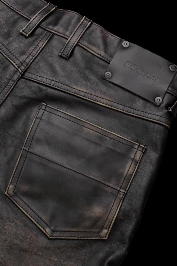 JAPAN STEER BROWN CORE ANTIQUE “VINTAGE-FINISH” PANTS