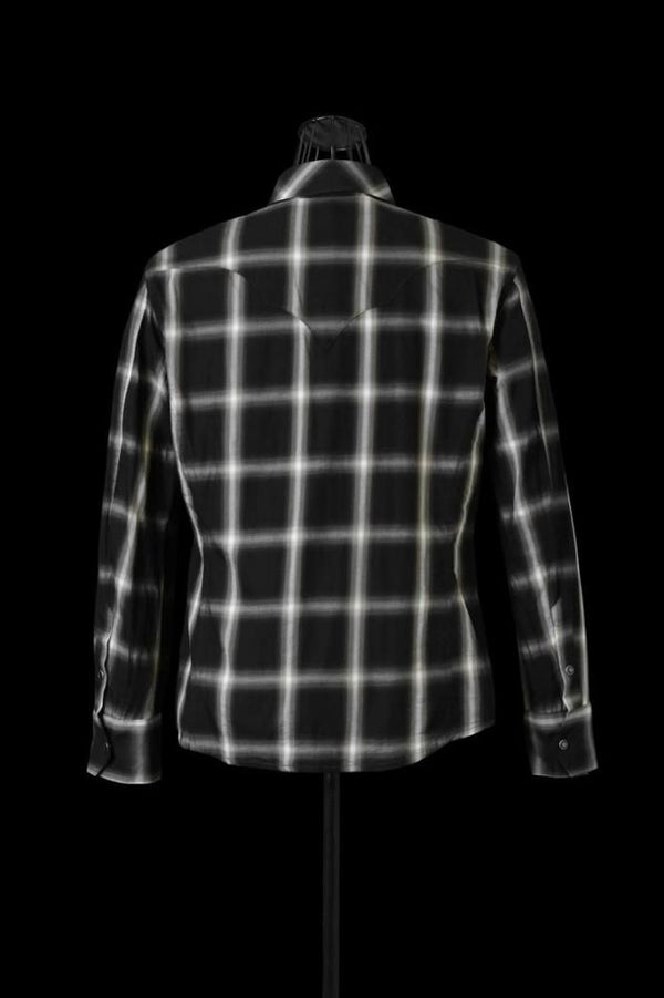 OMBRE CHECK WESTERN SHIRT “GARMENT-WASH”