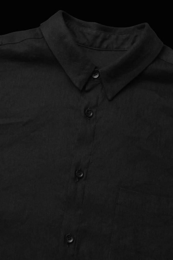 STRETCH LINEN-RAYON SHIRT