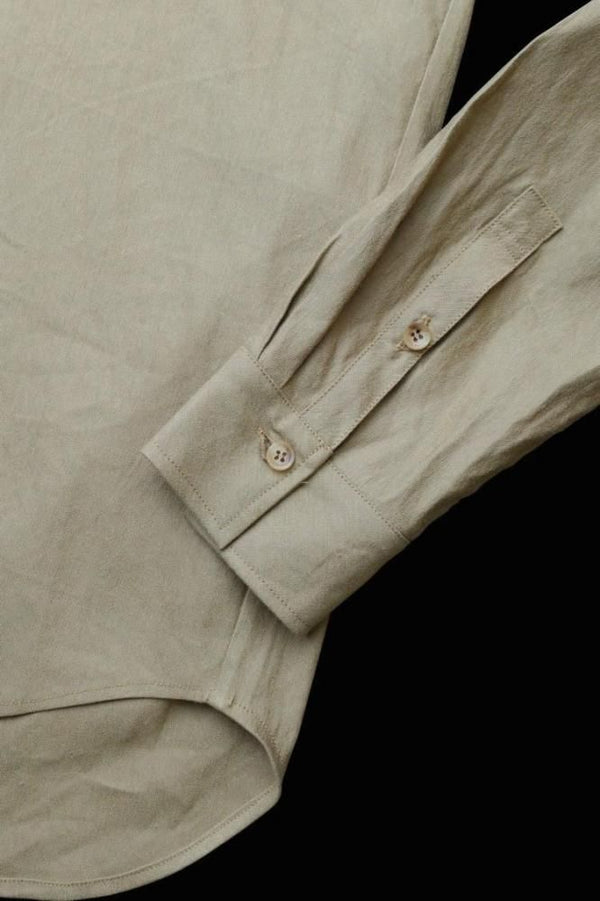 STRETCH LINEN-RAYON SHIRT