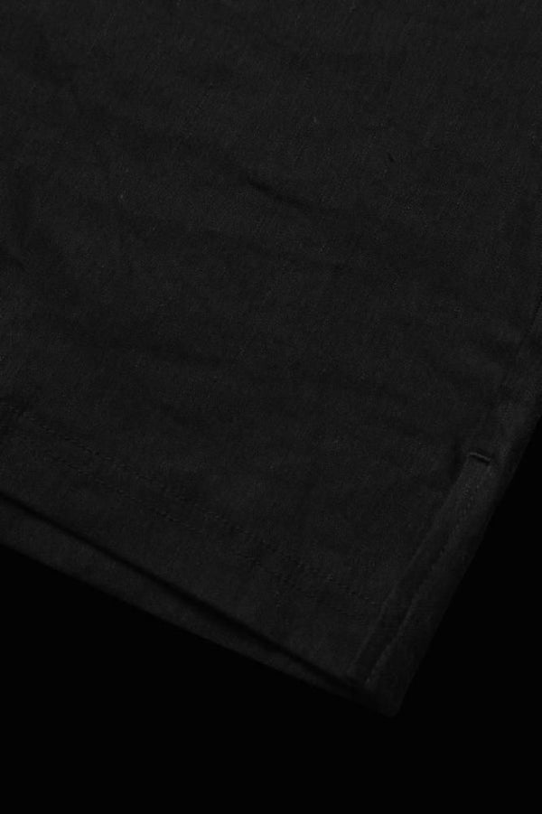 STRETCH LINEN-RAYON SKIPPER SHIRT