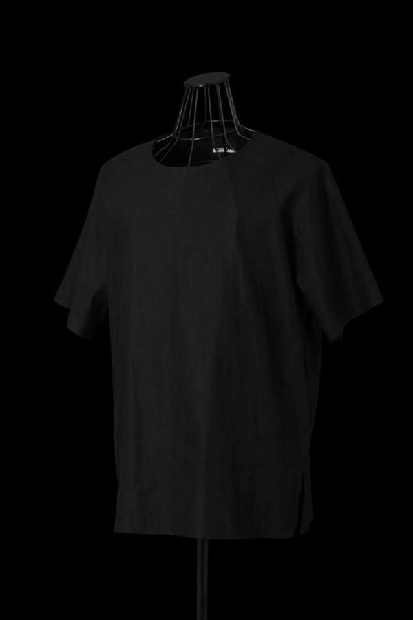 STRETCH LINEN-RAYON PULLOVER SHIRT