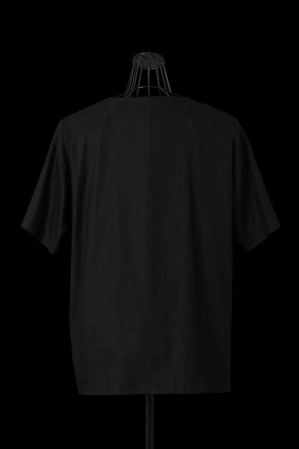 STRETCH LINEN-RAYON PULLOVER SHIRT