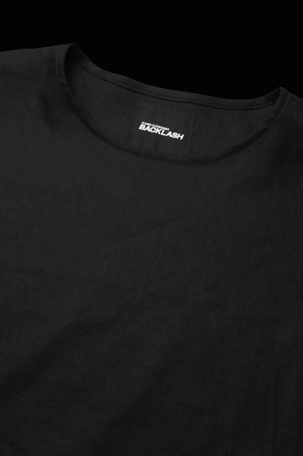 STRETCH LINEN-RAYON PULLOVER SHIRT