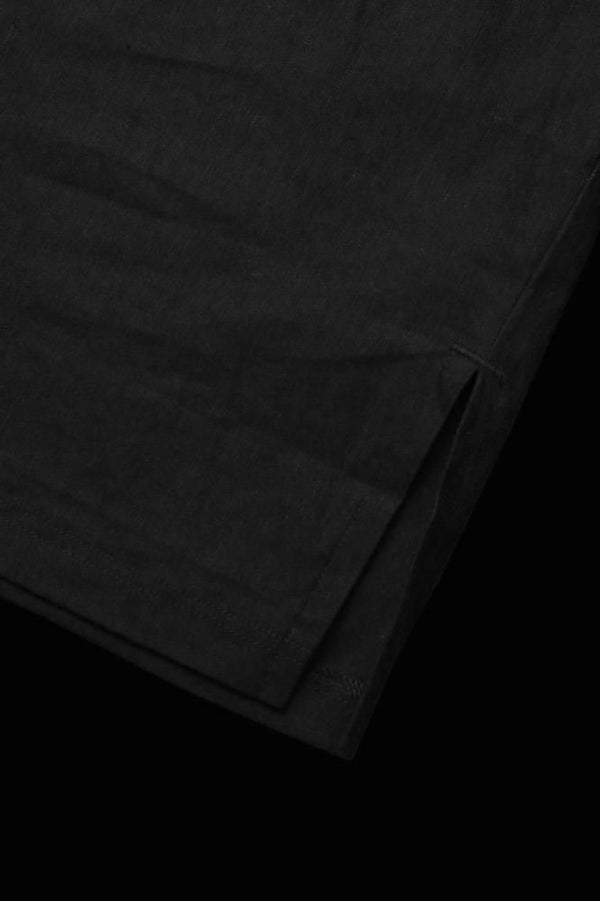 STRETCH LINEN-RAYON PULLOVER SHIRT