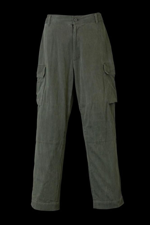 PIGMENT COATING COTTON SATEEN MILITARY TROUSERS M47 "GARMENT-WASH"