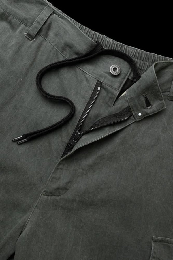 PIGMENT COATING COTTON SATEEN MILITARY TROUSERS M47 "GARMENT-WASH"