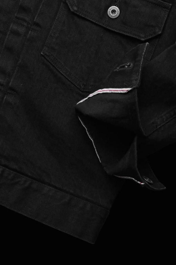 THE DENIM STRETCH SELVEDGE DENIM 2ND. JACKET “ONEWASH.BLACK”