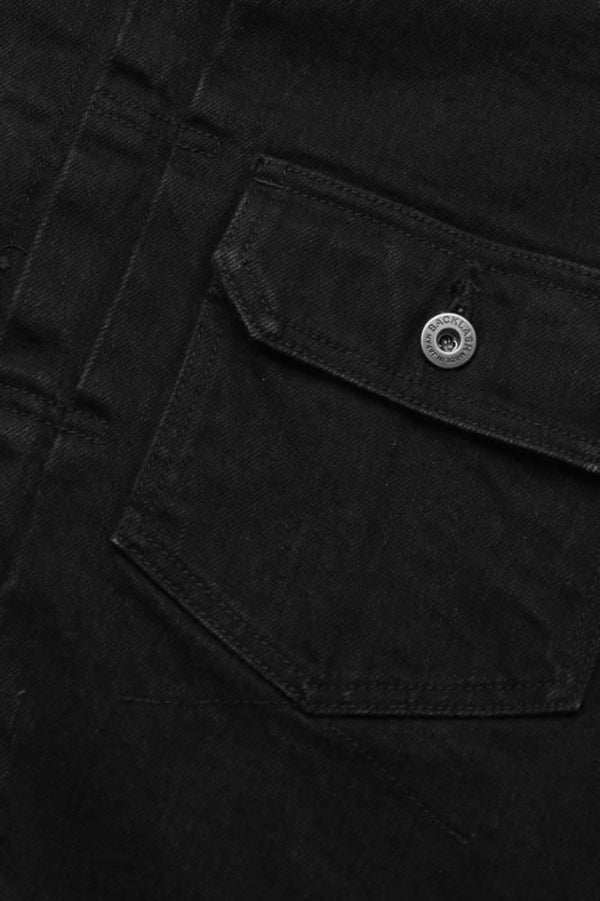 THE DENIM STRETCH SELVEDGE DENIM 2ND. JACKET “ONEWASH.BLACK”