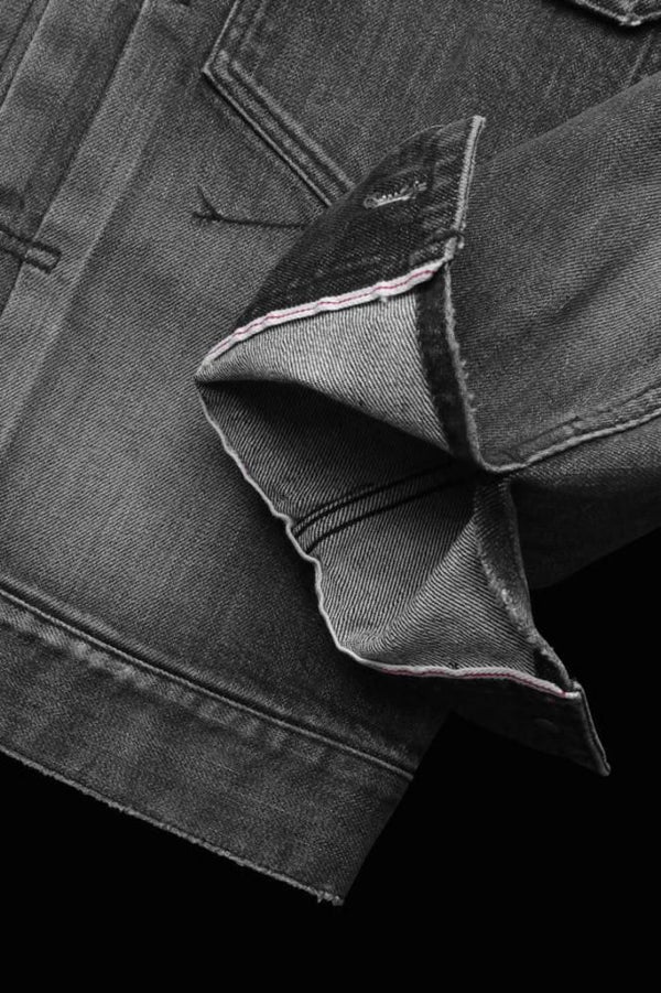 THE DENIM STRETCH SELVEDGE DENIM 2ND. JACKET “LIGHT.BLACK”