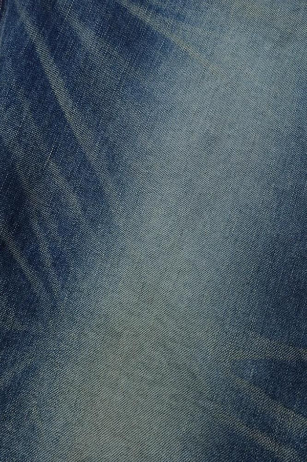 THE DENIM STRETCH SELVEDGE DENIM LOOSE FLARE PANTS “DARK.INDIGO”