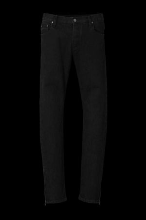 THE DENIM STRETCH SELVEDGE DENIM SKINNY PANTS “ONEWASH.BLACK”