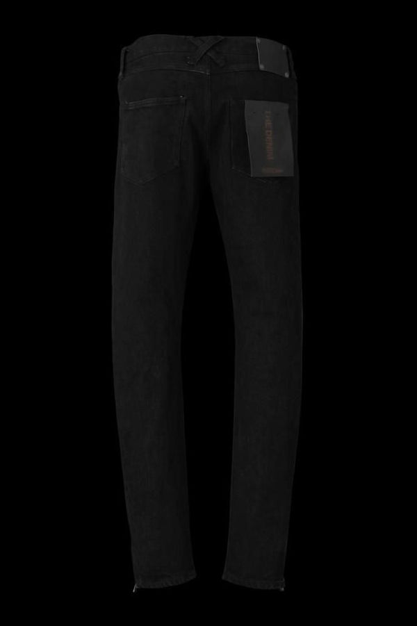 THE DENIM STRETCH SELVEDGE DENIM SKINNY PANTS “ONEWASH.BLACK”