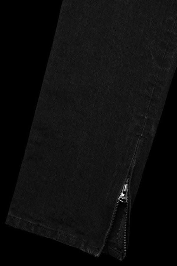 THE DENIM STRETCH SELVEDGE DENIM SKINNY PANTS “ONEWASH.BLACK”