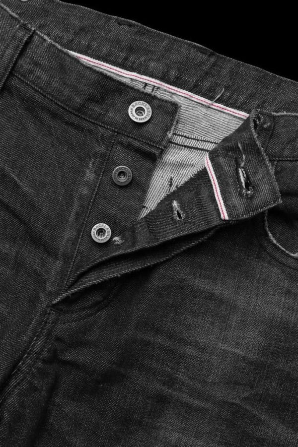 THE DENIM STRETCH SELVEDGE DENIM SKINNY PANTS “DARK.BLACK”