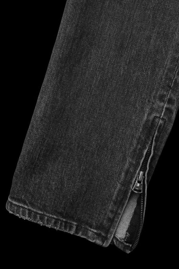 THE DENIM STRETCH SELVEDGE DENIM SKINNY PANTS “LIGHT.BLACK”