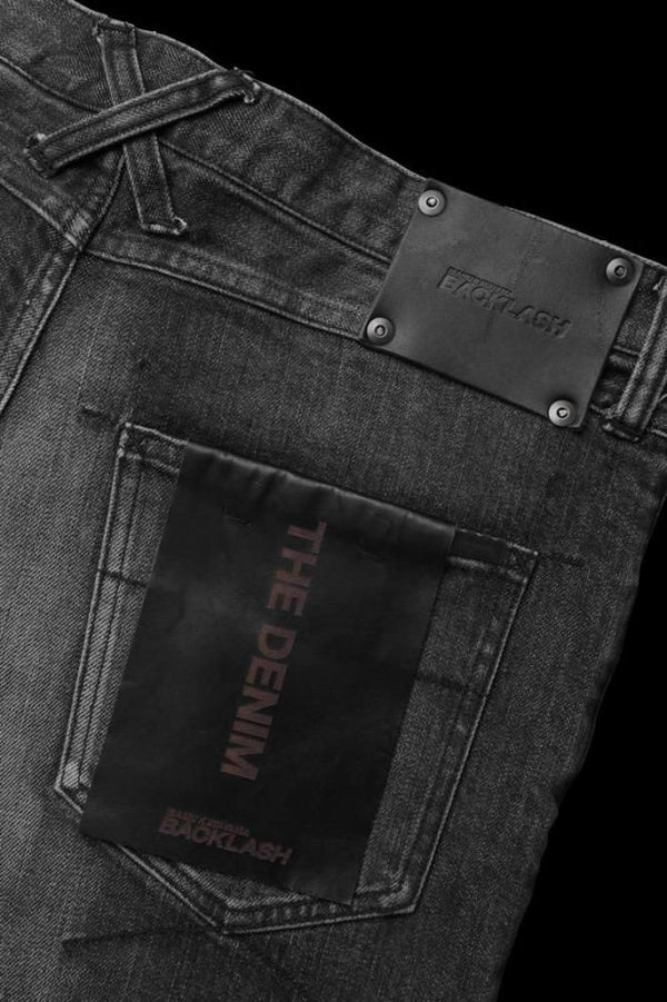 THE DENIM STRETCH SELVEDGE DENIM SKINNY PANTS “LIGHT.BLACK”